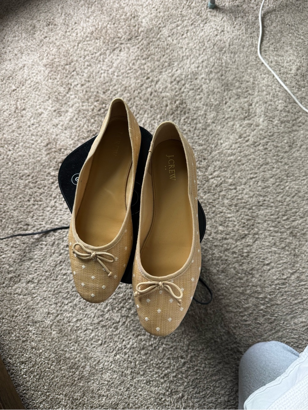 J. Crew Yellow Polka Dot Ballet Flats - Picture 3 of 3